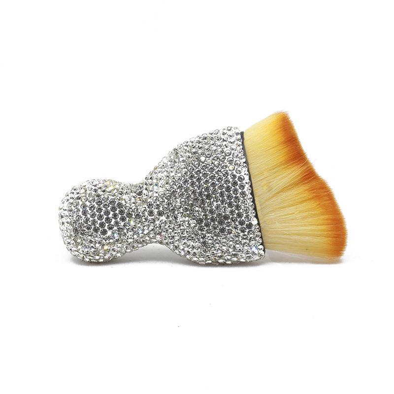 Diamond Car Interior Detailing Brush - Soft Brush for AC Outlet and Gap Dust Removal