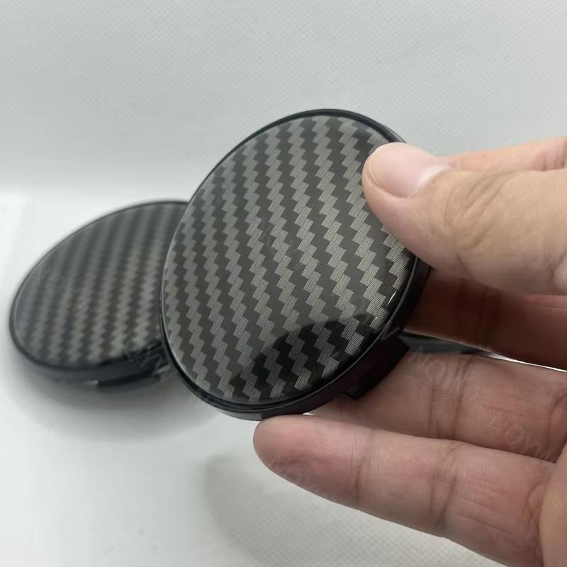 4 Teile/satz 68mm 3D Carbon Fiber Universal Auto Rad Center Hub Caps Abdeckung Kit Auto Zubehör ABS Auto Styling Teile zubehör