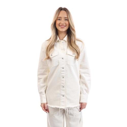 Off White Womens/Ladies Corporate Long-Sleeved Shirt