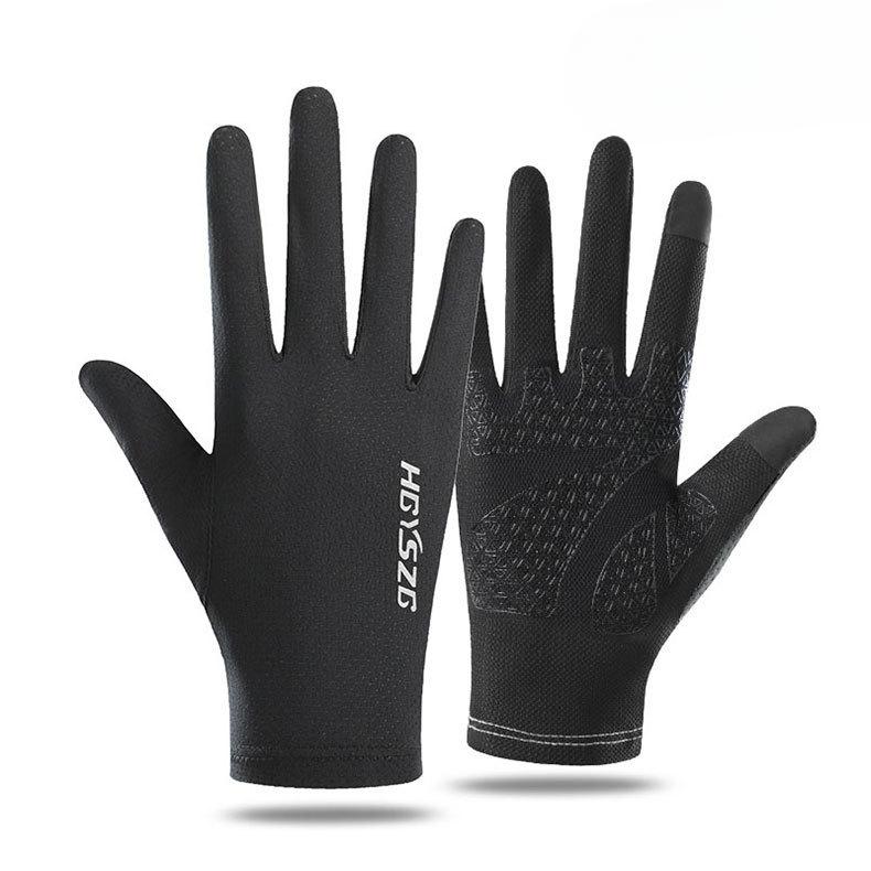 Summer Bicycle Cycling Gloves for Men and Women Sun Protection Mesh Breathable and Quick Drying Fitness Cycling Anti Slip Fishing