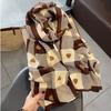 Women Scarf Flower Print Hijab Soft Shawls And Wraps Tessale Female Foulard Designer Pashmina Bandana Headscarf