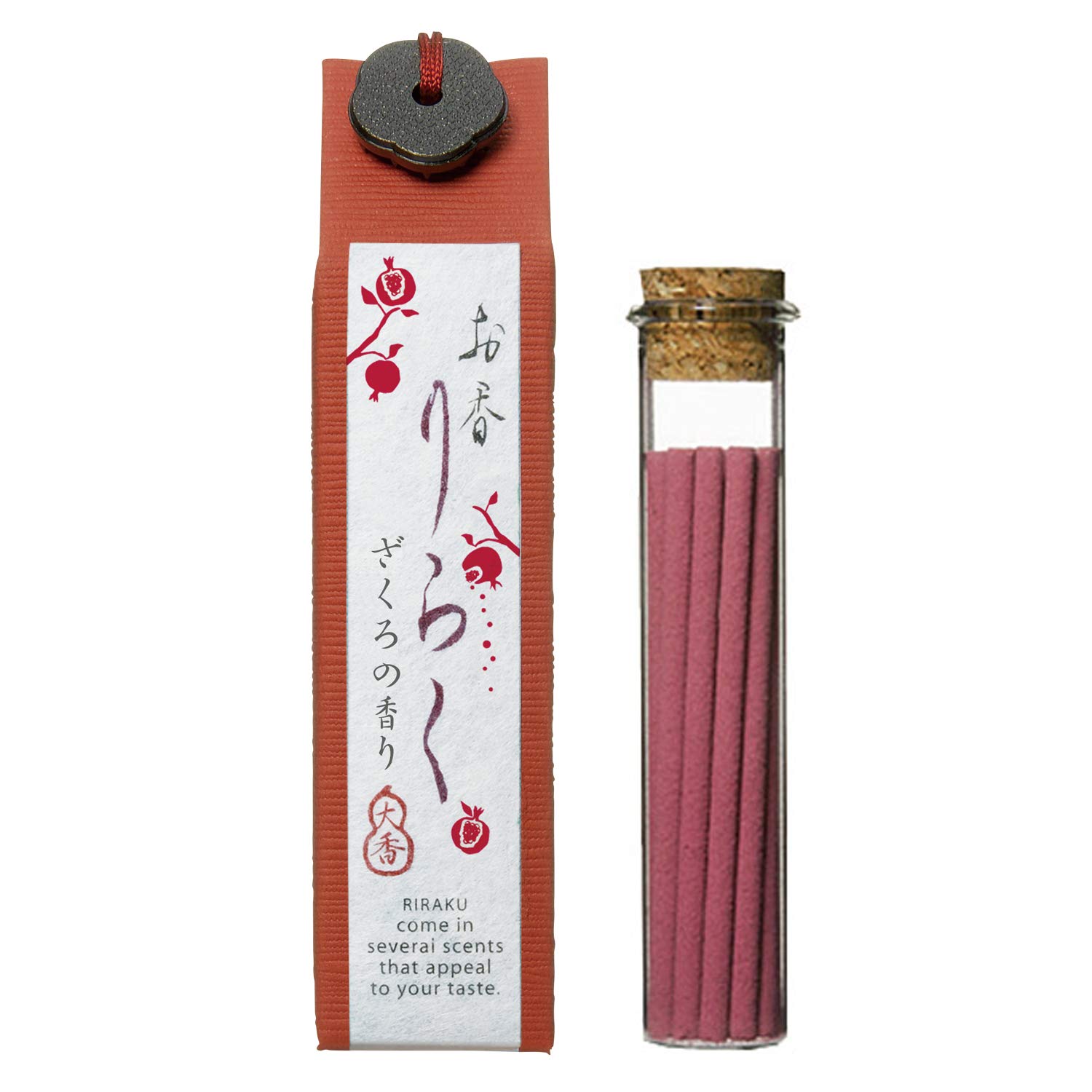 

Large incense Riraku Pomegranate 15 pieces