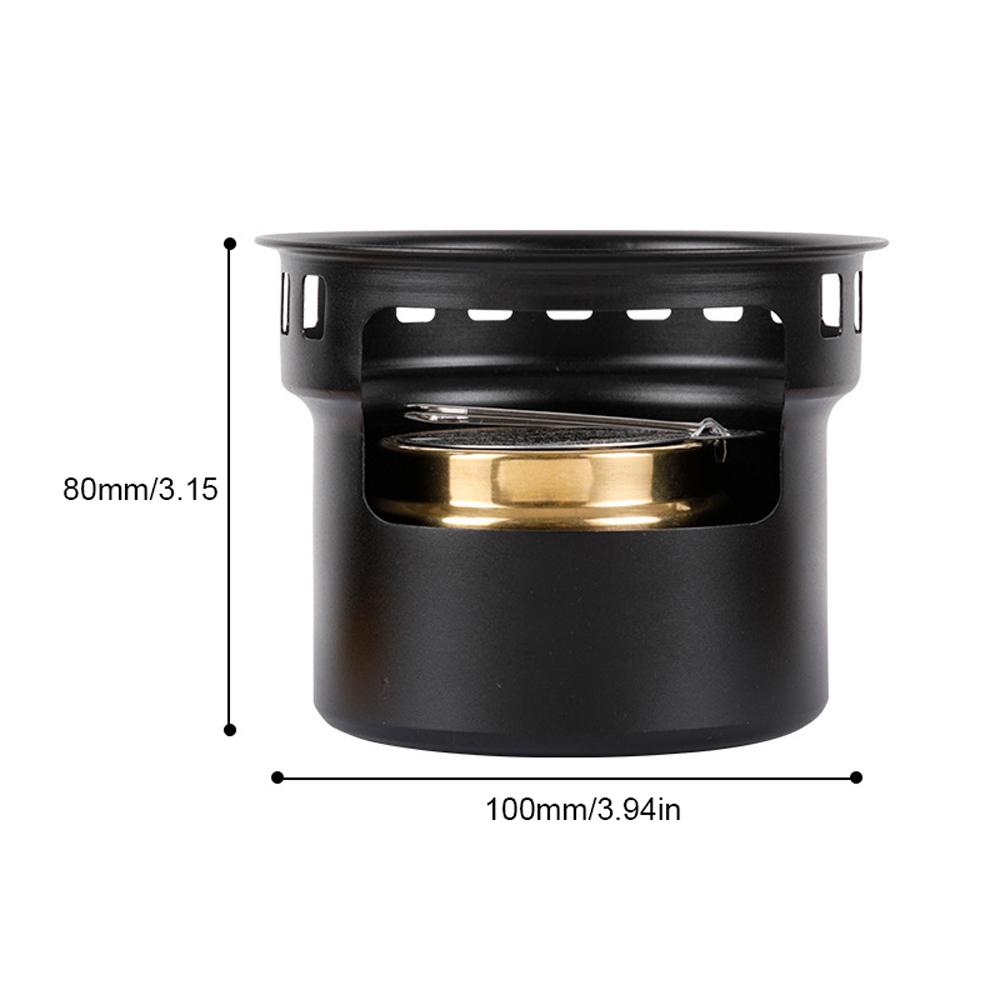 

Алкогольные печи из алюминиевого сплава для кемпинга, портативные спиртовые печи для пикника, барбекю, ветрозащитные спиртовые печи для улицы