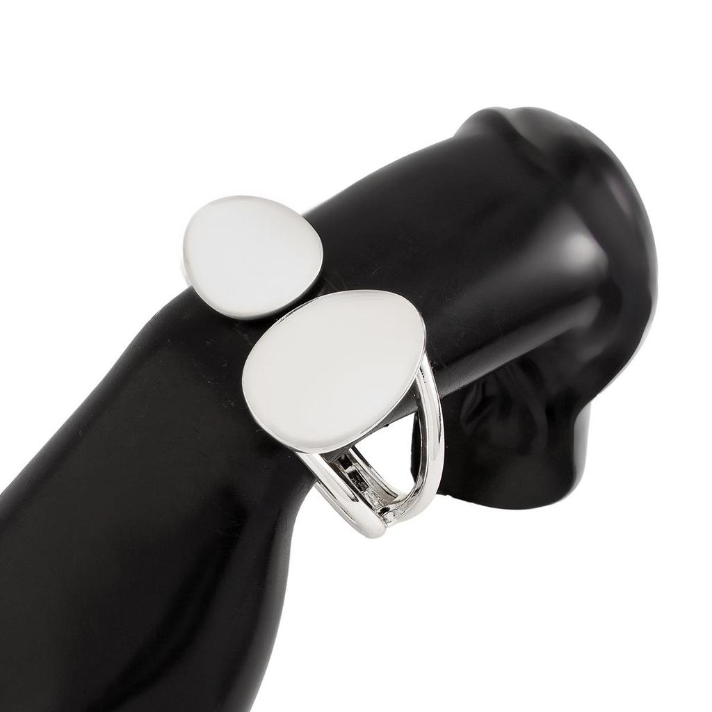 Europäisch-Amerikanisches Asymmetrisches Tropfenarmband - Glänzendes Metallfinish, Nischendesign