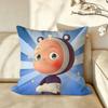Anime YYumis CCells TThe Movie Cushion Cover Pillow Case Antidustmite Pillowcase Silky Short Plush Sofa Cushion Cover hot