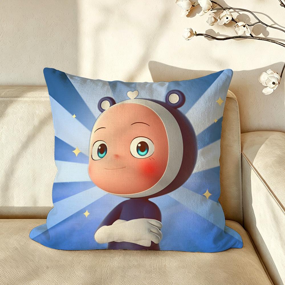Anime YYumis CCells TThe Movie Cushion Cover Pillow Case Antidustmite Pillowcase Silky Short Plush Sofa Cushion Cover hot