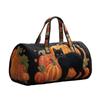 Gesteppte Baumwoll-Reise-Duffeltasche mit Fußball-Print, Stilvolle Yoga-Handtasche