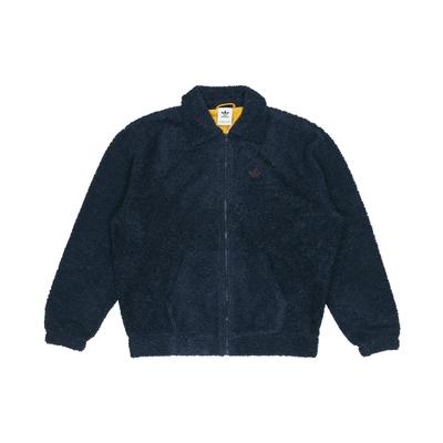 Originals Velvet Jackets Men's College Navy Lapel Thickened GD3532