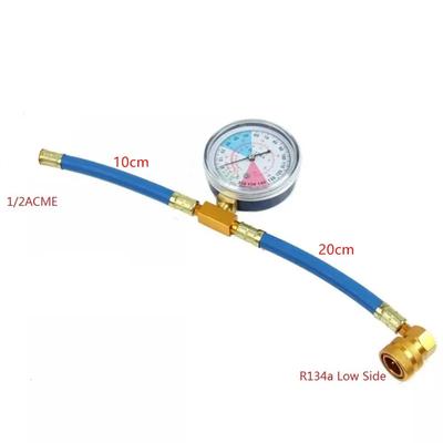 R134A Refrigerant Recharge Hose Car Kit Air Ac Conditioning Safety Valve Con Conditioner Gauge Charge Recharge Measuring Hose
