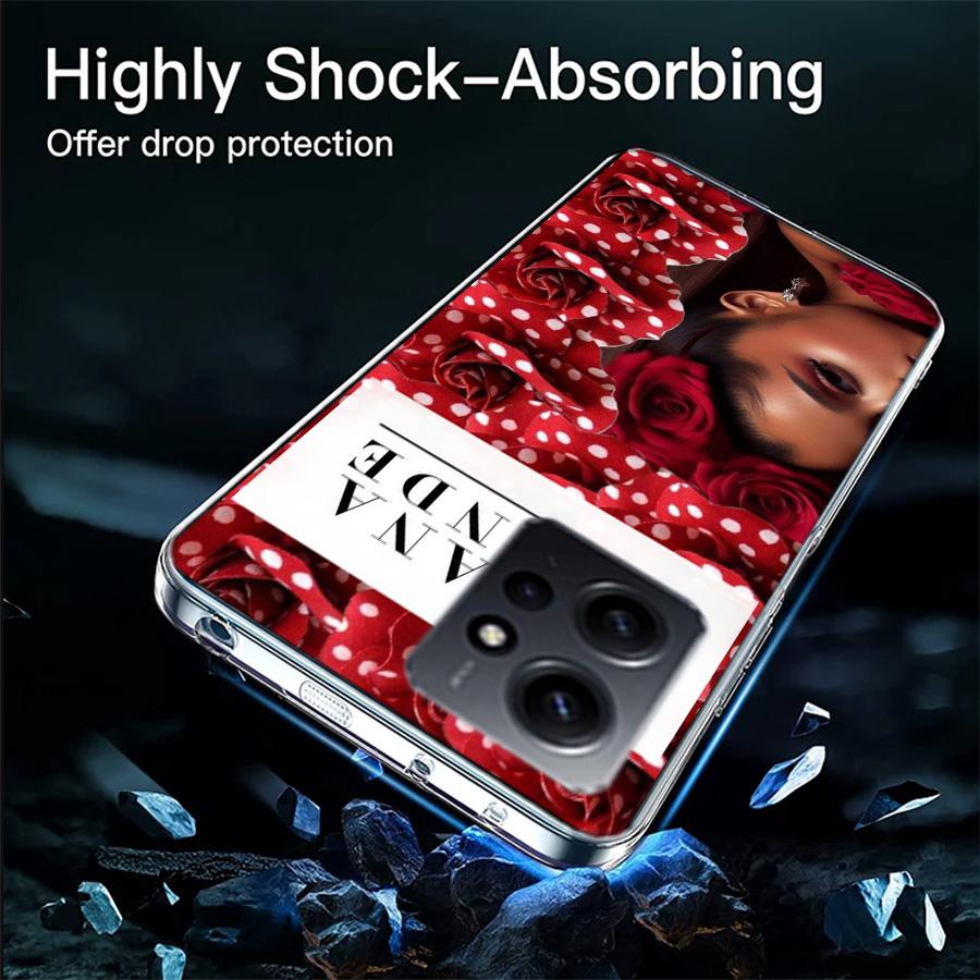 Ariana Grande Phone Case For Redmi 12 13C 12C 15C 9 10 10C Note 13 Pro Plus 14 15 Pro 9T 9C 9A TPU Soft Cover Clear Cell Cases S