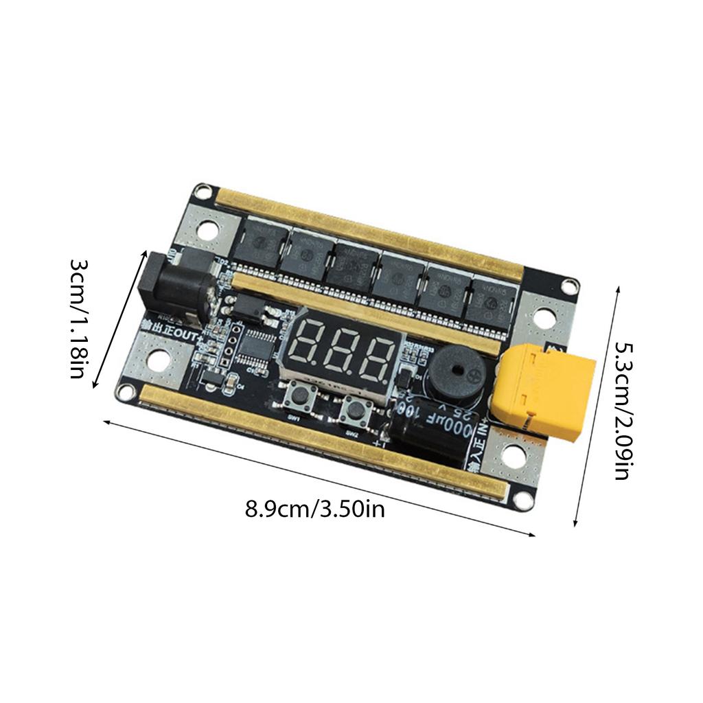99 Gear Spots Welder 24V Digital Power Adjustable Spots Welding Pen Control Board Sheet For 18650 Lithium Batteries