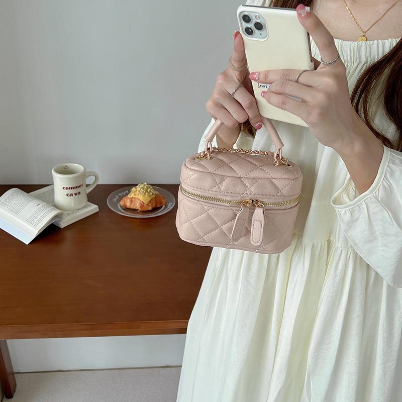Große Mini-Tasche Rhombus Frühling und Sommer Neues Produkt Tragbare Kettentasche Vielseitige Schulter-Umhänge-Kleine Tasche