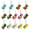 Cartoon Plush Turtle Keychain Cute Pendant Keyring Hanging Ornament Keys Holder