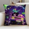 Melodic SSinger Saiko SakuraS Cushion Cover Breathable and skinfriendly linen pillowcase square removable and washable cushion