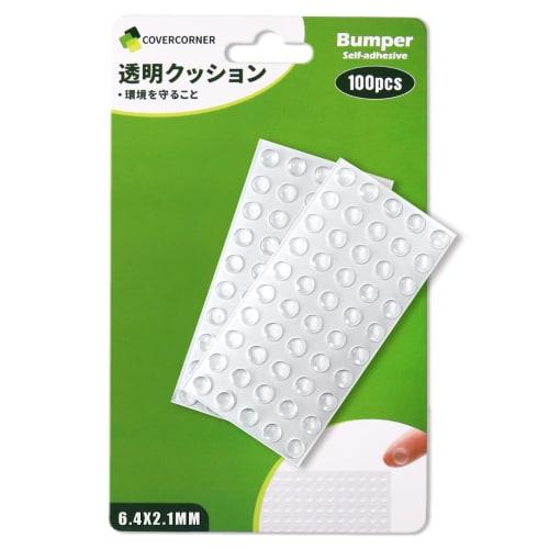 

COVERCORNER 100 Grains Popular Furniture Anti-Slip Rubber Feet Stickers Door Stop Cushion Clear Round Adhesive Vibration, Impact, and Scratch Protecti