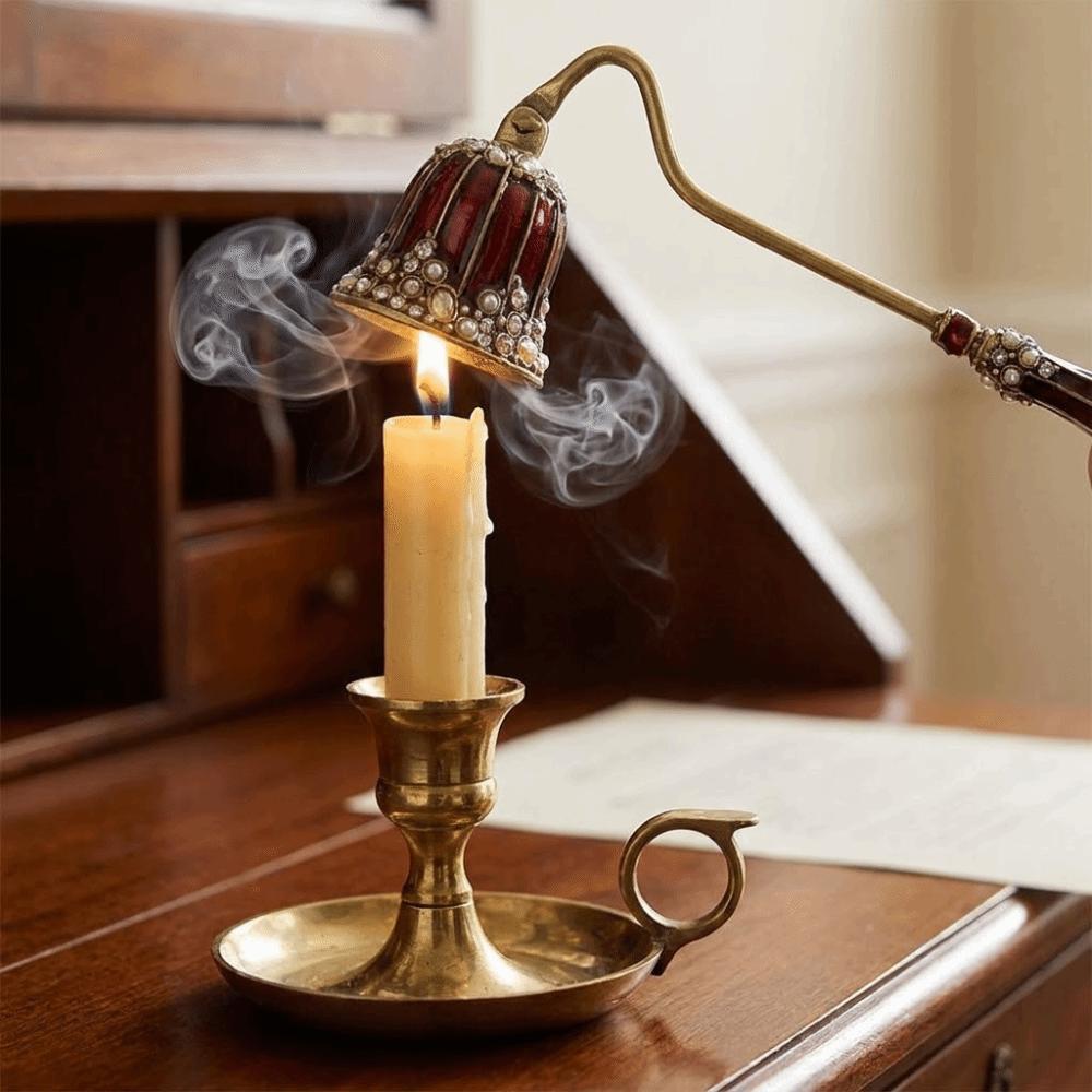 Metal Candle Extinguisher Vintage Flame Snuffer Creative Wick Snuffer Living Room