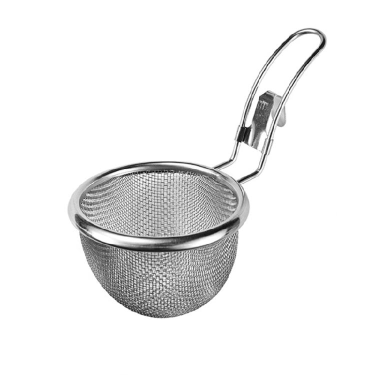Stainless Steel Skimmer Fine Mesh Colander For Filtering Soup Frying Food Hanging Edges Kitchen Accessory
