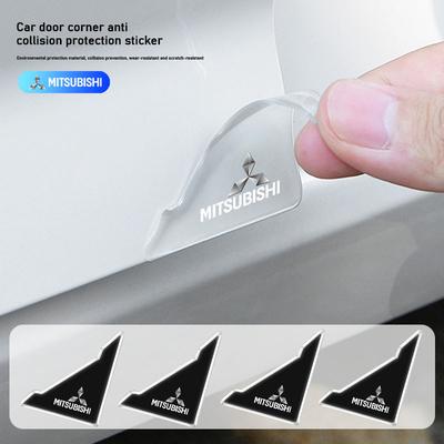 Car Door Corner Anti-collision Cover Anti-Scratch Protection Sticker For L200 ASX Pajero Outlander Xpander Lancer EVO