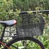Rear Bike Basket Sundries Organizer Easy To Install Stylish Accessories Metal Wire Mesh Bicycle