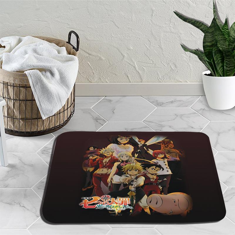 Covorul The Seven Deadly Sins desen animat sufragerie dormitor covor balcon baie covor antiderapant covor exterior cadou de zi