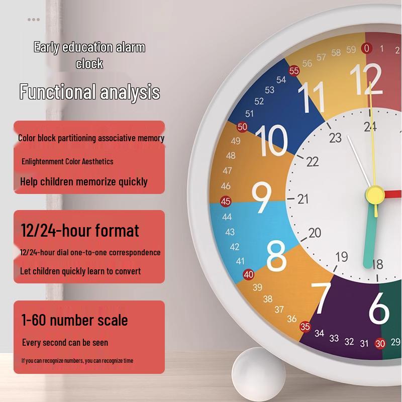 2024 Student Wake-Up Alarm Clock for Kids - Strong Alarm for Boys & Girls