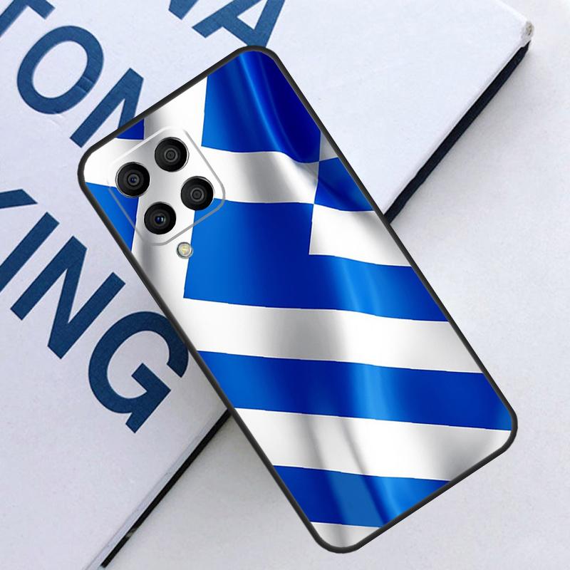 Greece Greek Flag For Samsung Galaxy M16 M06 M33 M13 M35 M53 M11 M21 M31 M55 M15 M14 M34 M54 M12 M32 M52 Case