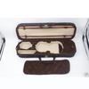 Premium Coffee Violin Case: Shockproof, Waterproof, Lightweight, Dual/Single Shoulder Options