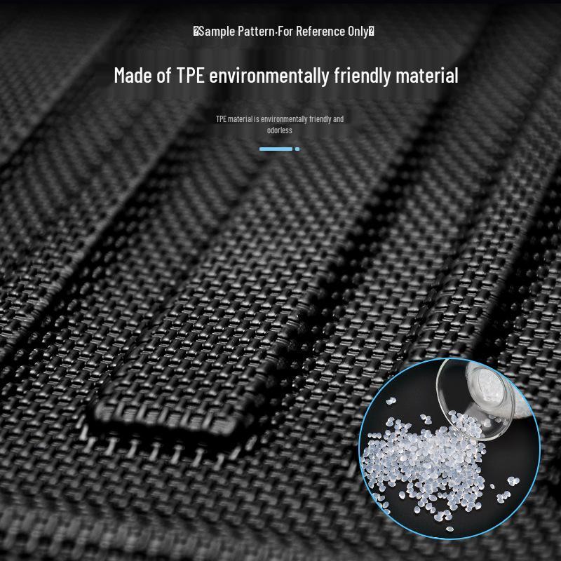 BMW X1 Rear Seat Protective, Wear-Resistant, Odorless TPE Pad with Carbon Fiber Pattern