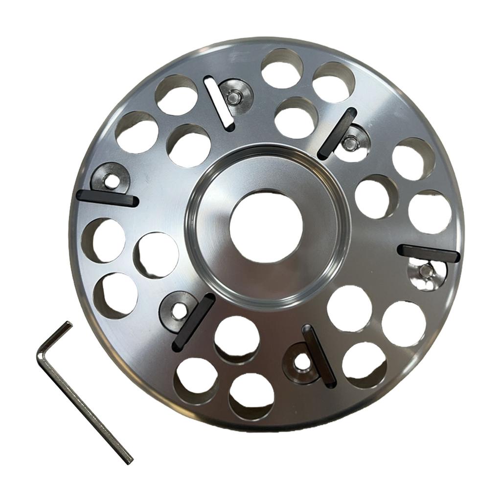 Professional 6 Blade Livestock Hoof Trimming Disc 120mm Alloy Cutting Wheel for Cattle Care & Farm Maintenance Tool