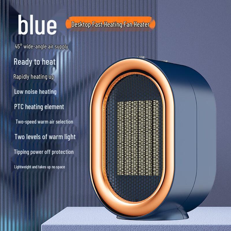 ZISIZ Desktop Mini Fan Heater