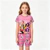Cute Kpop Print Kids Homewear Set 2Pcs Short Sleeve Nightwear Sleepwear Pajamas for Children 3-14Y Pijamas Girls Birthday Gift