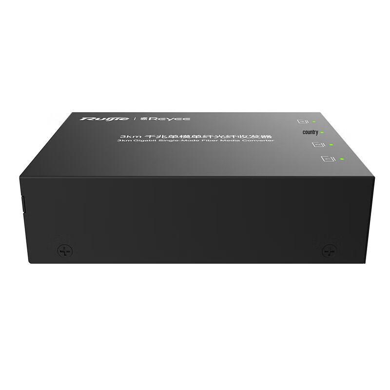 

Ruijie Gigabit Single-mode Single-fiber POE Fiber Transceiver (3km, 4-Port)