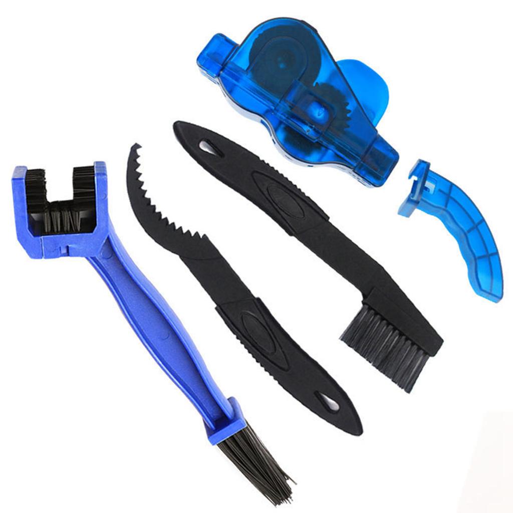 Bike Chain Cleaner Kit Mountain Bike Chain Washing Set Chain Brushes Scrubber Repair Washing Tools