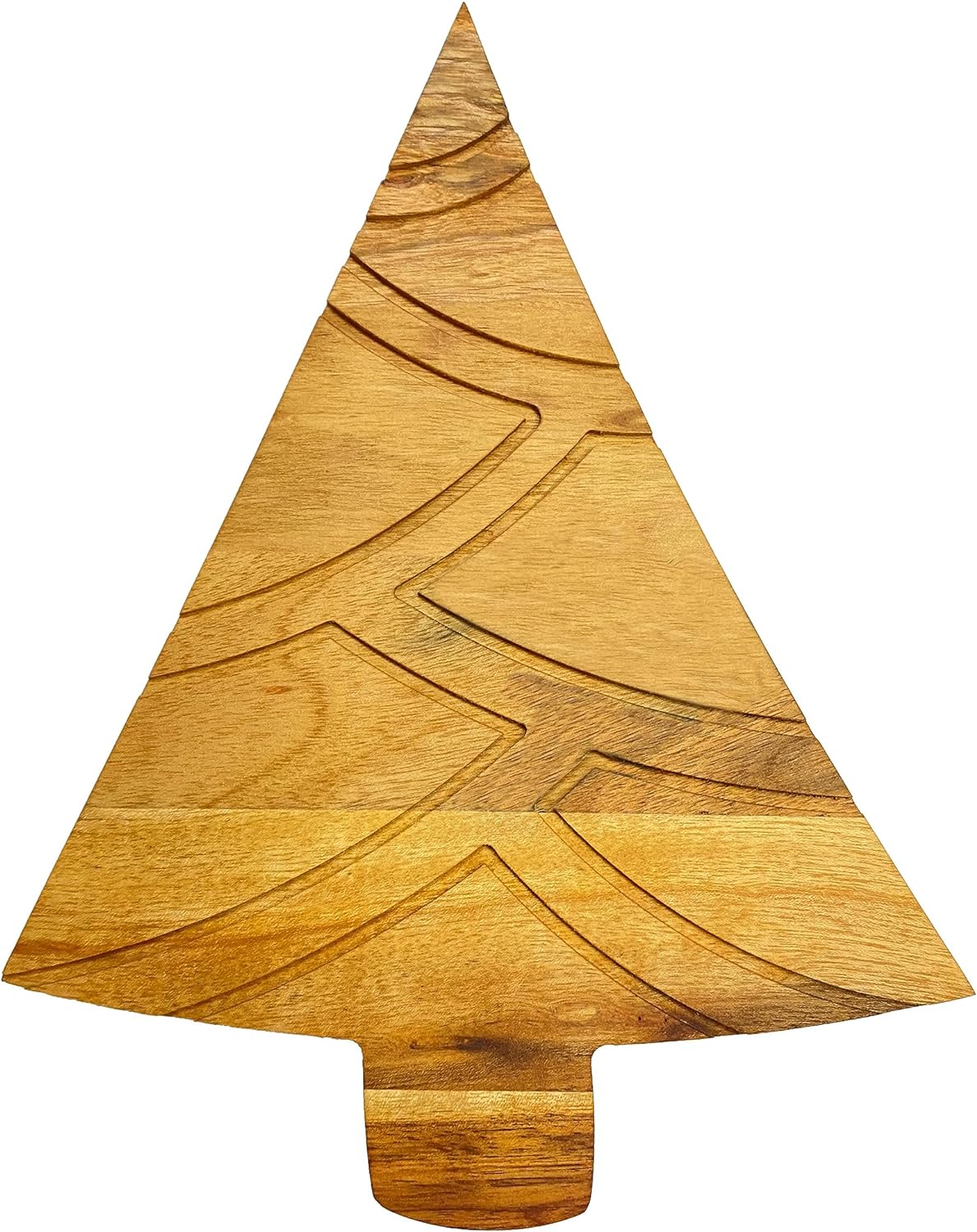 

Разделочная доска из дерева в форме рождественской елки для кухни, разделочные доски из дерева с ручкой, разделочная доска для сыра, сервировочное блюдо для колбасных изделий Large коричневый