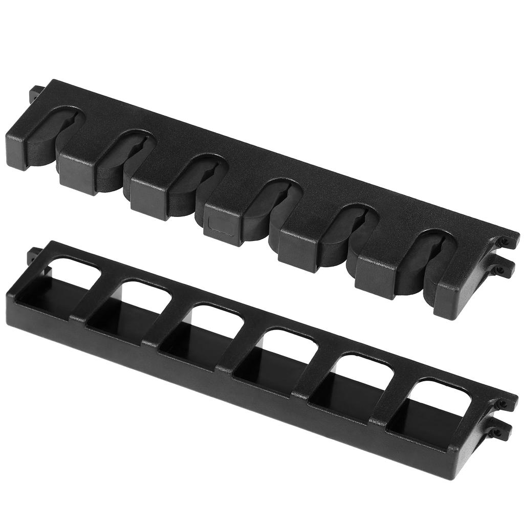 Fiskspöställ för 6 tunna fiskespön Väggmonterad fiskespö Stativhållare