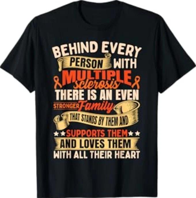 MS Multiple Sclerosis Support T-Shirt 4XL