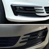 New Style 1Pair Car Front Fog Light Grille Grill Car Fog Lamp Lower Bumper Grill Trim For VW Golf 7 MK7 GTI 2014 2015 2016 2017