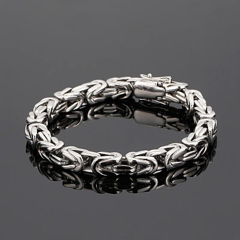 

Kalen браслет из нержавеющей стали 361L золотого цвета с геометрическим соединением, мужской костюм, ювелирные изделия