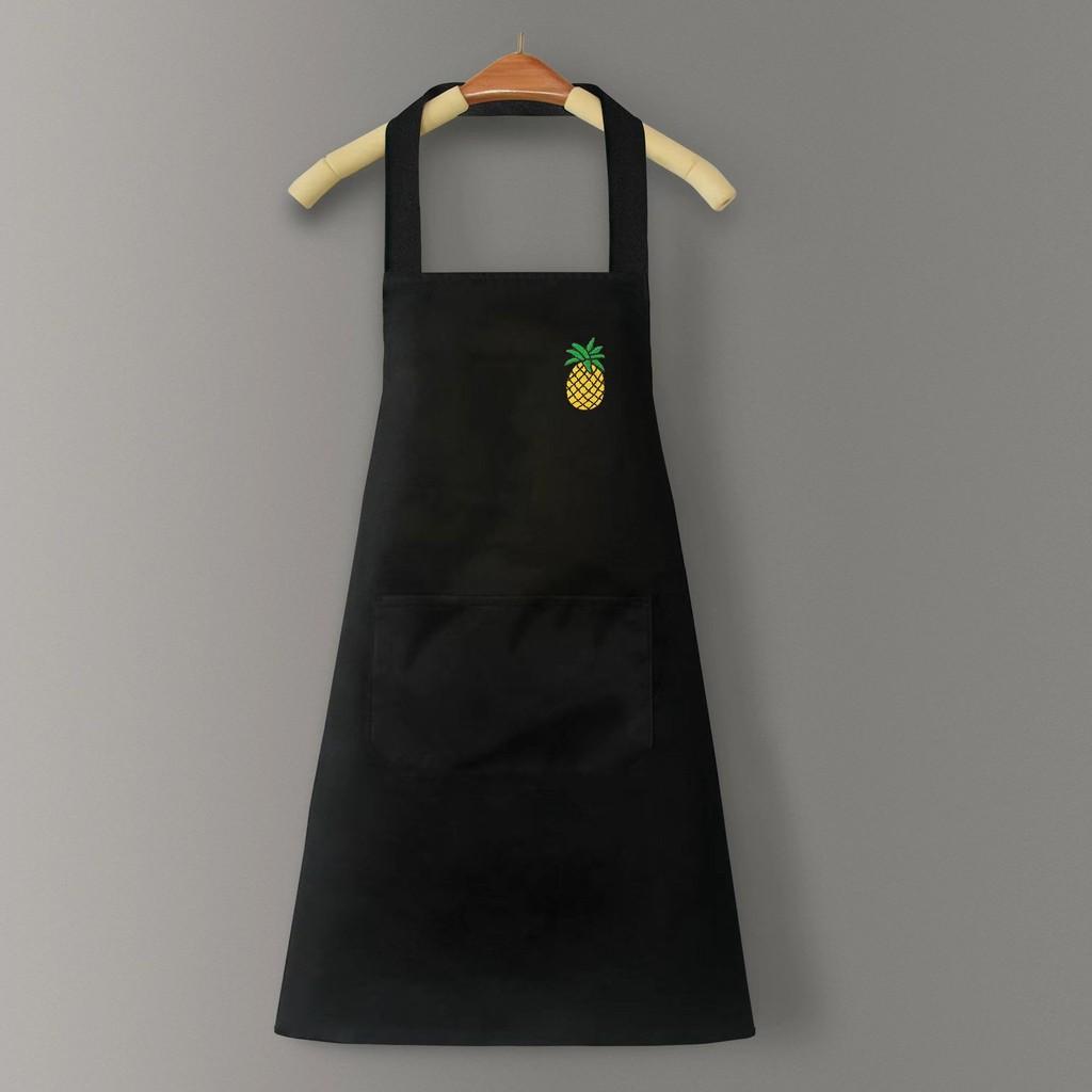 Cactus Rainbow Cartoon Apron Waterproof Oil Resistant Kitchen Restaurant Simple