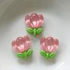 5Pcs Resin Tulip Flowers DIY Tulip Sunflower Shoe Craft Accessories Charms Flower Ornaments for Jewelry Shoes