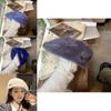 Trendy Rabbit Fur Blended Beret Stylish Casual Winter Hat Fashionable And Warm Beanie
