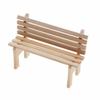Miniature Fir Wood Bench Rustic for Shelf Decor, Craft Aficionados
