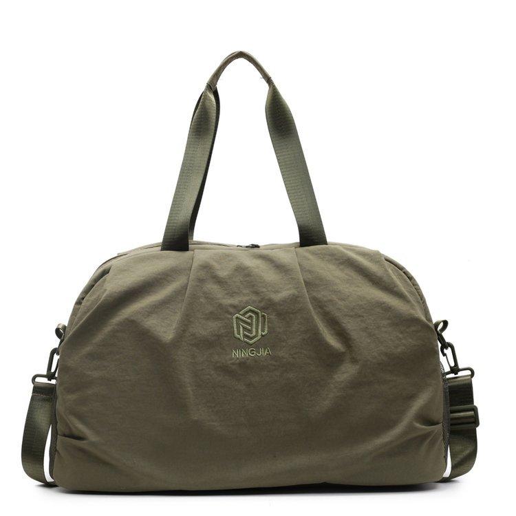 

Дорожная сумка большой вместимости, легкая, повседневная и универсальная, спортивная сумка-дафл для выездов, сумка для тренировок по плаванию для влажных и сухих вещей one size fits all зелёный