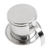 Coffee Brewing Pot Stainless Steel Filter Rotating Pressure Plate Smooth Handle Design Compact Moka Coffee Pot Moka Dripper