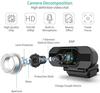 HD Conference Camera for Online Classes, Live Streaming, Gaming & Video Calls on Desktop/Laptop
