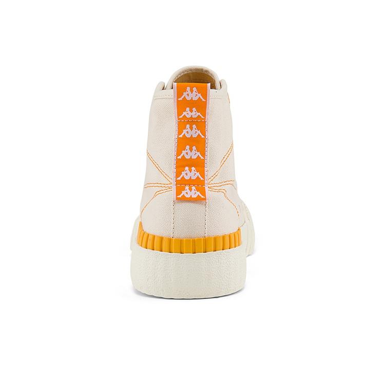 Kappa Casual Deconstructed Breathable High-Top Canvas Shoes Unisex sneakers Egrets-White K0BY5VS03D-024
