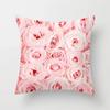 Pink Rose Sofa Pillowcase Cushion Cover     Bed Home Living Room Car Office