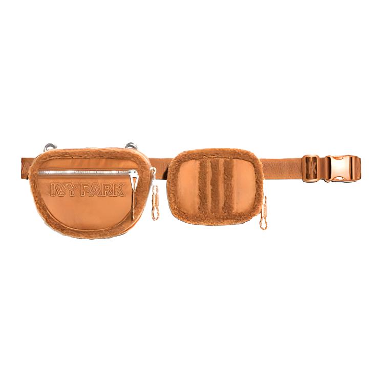 Adidas Ivp Sh Nylon Sports Waist Bag Unisex Bags Brown HA6688 Brown