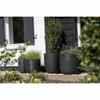 Planter Capi Europe Black Plastic Ø 43 Cm