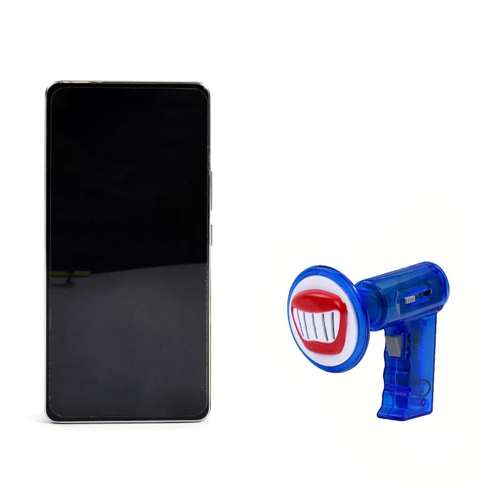 Rollenspiel-Verstärker Streichspielzeug mit 6 verschiedenen Soundeffekten, Kinder-Stimmverzerrer-Lautsprecher, Mini-Handheld-Stimmverzerrer